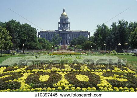 Denver, CO, Colorado, Colorado State Capitol from Civic Center, State House View Large Photo Image Stock Photography - Denver, CO, Colorado, Colorado State Capitol from Civic Center, State House. Fotosearch