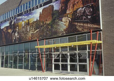 Denver, CO, Colorado, Colorado Historical Society Colorado History Museum, wall mural View Large Photo Image Stock Photo - Denver, CO, Colorado, Colorado Historical Society Colorado History Museum, wall mural. Fotosearch