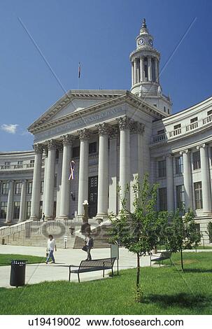 Stock Image -  Denver, CO, Colorado, Denver City Hall and County Building. Fotosearch