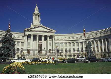 Denver, CO, Colorado, Denver City Hall and County Building View Large Photo Image Stock Photo - Denver, CO, Colorado, Denver City Hall and County Building. Fotosearch