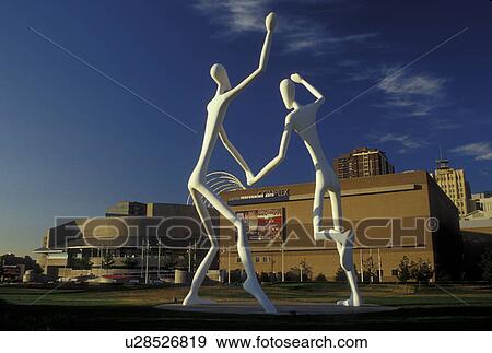 Denver, CO, Colorado, Denver Performing Arts Complex, sculpture of dancers View Large Photo Image Stock Photo - Denver, CO, Colorado, Denver Performing Arts Complex, sculpture of dancers. Fotosearch