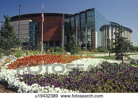 Stock Photo -  Denver, CO, Colorado, Pepsi Center, hockey, basketball, arena, stadium. Fotosearch