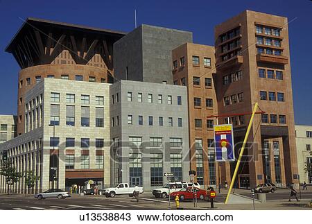 Stock Image -  Denver, CO, Colorado, The Denver Public Library. Fotosearch