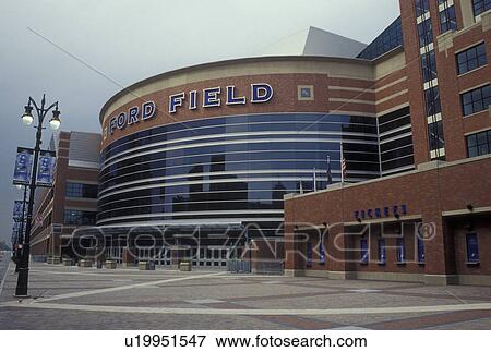 Detroit, MI, Michigan, Ford Field, Lions, football stadium View Large Photo Image Stock Photo - Detroit, MI, Michigan, Ford Field, Lions, football stadium. Fotosearch