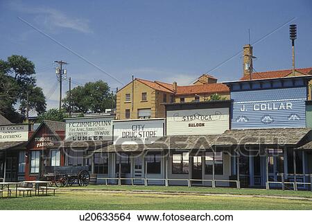 Dodge City, KS, Kansas, Boot Hill Museum, INC. on Front Street View Large Photo Image Picture - Dodge City, KS, Kansas, Boot Hill Museum, INC. on Front Street. Fotosearch