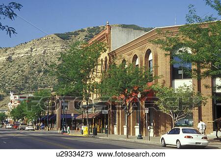 Durango, CO, Colorado, downtown, Main Avenue View Large Photo Image Stock Image - Durango, CO, Colorado, downtown, Main Avenue. Fotosearch