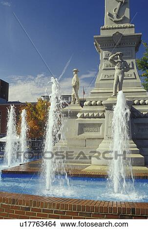 Easton, PA, Pennsylvania, Soldiers & Sailors Monument, fountain, downtown View Large Photo Image Picture - Easton, PA, Pennsylvania, Soldiers & Sailors Monument, fountain, downtown. Fotosearch