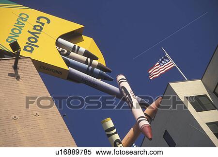 Stock Photography -  Easton, PA, Pennsylvania, The Crayola Factory, crayons. Fotosearch