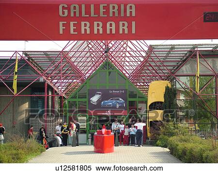Emilia-Romagna, Italy, Maranello, Europe, Galleria Ferrari in the town of Maranello. View Large Photo Image Stock Photography -  Emilia-Romagna, Italy, Maranello, Europe, Galleria Ferrari in the town of Maranello.. Fotosearch