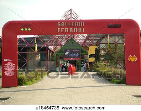 Emilia-Romagna, Italy, Maranello, Europe, Galleria Ferrari in the town of Maranello. View Large Photo Image Stock Photography - Emilia-Romagna, Italy, Maranello, Europe, Galleria Ferrari in the town of Maranello.. Fotosearch