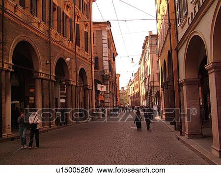 Emilia-Romagna, Italy, Modena, Europe, Via Emilia in downtown Modena. View Large Photo Image Stock Image - Emilia-Romagna, Italy, Modena, Europe, Via Emilia in downtown Modena.. Fotosearch