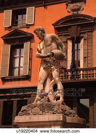 Emilia-Romagna, Italy, Reggio nell'Emilia, Europe, Statue in the Piazza Prampolini in the town of Reggio Emilia. View Large Photo Image Picture - Emilia-Romagna, Italy, Reggio nell'Emilia, Europe, Statue in the Piazza Prampolini in the town of Reggio Emilia.. Fotosearch