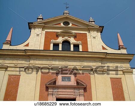 Stock Photo -  Emilia-Romagna, Italy, Reggio nell'Emilia, Europe, 14th-century Palazzo del Muncipio in the town of Reggio Emilia.. Fotosearch