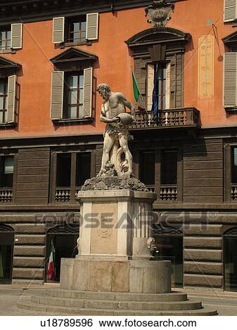 Emilia-Romagna, Italy, Reggio nell'Emilia, Europe, Statue in the Piazza Prampolini in the town of Reggio Emilia. View Large Photo Image Stock Photograph - Emilia-Romagna, Italy, Reggio nell'Emilia, Europe, Statue in the Piazza Prampolini in the town of Reggio Emilia.. Fotosearch