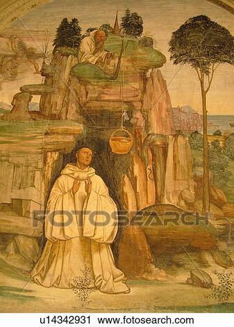 fresco, Italy, Tuscany, Buonconvento, Monte Oliveto Maggiore, Toscana, Europe, Frescoes inside the Abbazia di Monte Oliveto Maggiore. View Large Photo Image Stock Image - fresco, Italy, Tuscany, Buonconvento, Monte Oliveto Maggiore, Toscana, Europe, Frescoes inside the Abbazia di Monte Oliveto Maggiore.. Fotosearch