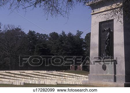 GA, Georgia, Andersonville National Cemetery, Andersonville National Historic Site, New York Monument View Large Photo Image Stock Photo - GA, Georgia, Andersonville National Cemetery, Andersonville National Historic Site, New York Monument. Fotosearch