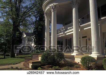 Stock Photo -  Gainesville, GA, Georgia, Charters Smith House, Green Street Historic District, antebellum. Fotosearch