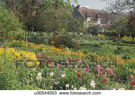 Giverny, Eure, Normandy, Paris, France, Europe, Claude Monet Country Home and Gardens in Giverny. View Large Photo Image Stock Image - Giverny, Eure, Normandy, Paris, France, Europe, Claude Monet Country Home and Gardens in Giverny.. Fotosearch