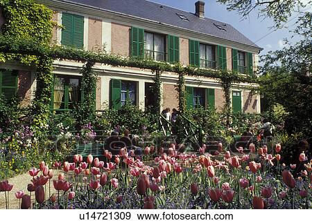 Stock Photo -  Giverny, Eure, Normandy, Paris, France, Europe, Claude Monet Country Home and Gardens in Giverny.. Fotosearch