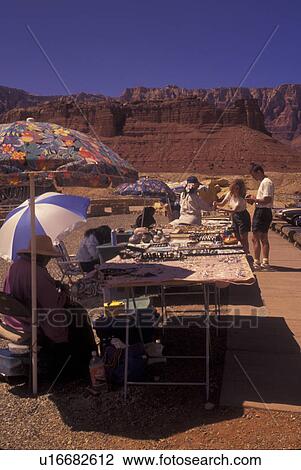 Glen Canyon National Recreation Area, AZ, Arizona, Native Americans selling crafts View Large Photo Image Stock Image - Glen Canyon National Recreation Area, AZ, Arizona, Native Americans selling crafts. Fotosearch