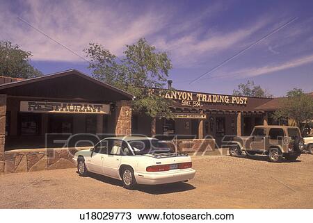 Stock Image -  Glen Canyon National Recreation Area, AZ, Arizona, Marble Canyon Trading Post. Fotosearch