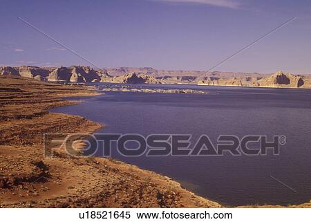 Glen Canyon National Recreation Area, AZ, Arizona, Lake Powell View Large Photo Image Stock Photography - Glen Canyon National Recreation Area, AZ, Arizona, Lake Powell. Fotosearch