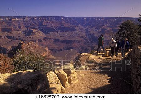 Stock Photo -  Grand Canyon National Park, AZ, Arizona, Bright Angel Trail, South Rim. Fotosearch