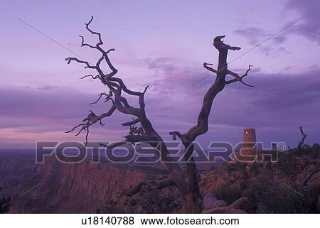 Grand Canyon National Park, AZ, Arizona, South Rim, Watchtower at Desert View, sunset View Large Photo Image Stock Photo - Grand Canyon National Park, AZ, Arizona, South Rim, Watchtower at Desert View, sunset. Fotosearch