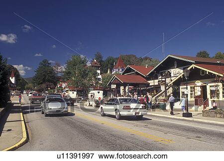 Helen, GA, Georgia, Alpine Village, downtown View Large Photo Image Stock Photo - Helen, GA, Georgia, Alpine Village, downtown. Fotosearch