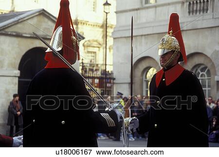 Horse Guards, London, England, Great Britain, United Kingdom, Europe, Changing of the Guards (Horse Guards) outside Whitehall. View Large Photo Image Stock Photo - Horse Guards, London, England, Great Britain, United Kingdom, Europe, Changing of the Guards (Horse Guards) outside Whitehall.. Fotosearch