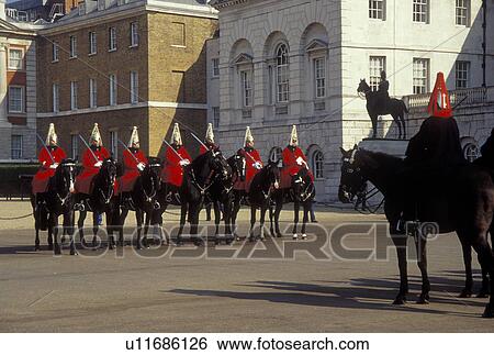Horse Guards, London, England, Great Britain, United Kingdom, Europe, Changing of the Guards (Horse Guards) outside Whitehall. View Large Photo Image Stock Photograph - Horse Guards, London, England, Great Britain, United Kingdom, Europe, Changing of the Guards (Horse Guards) outside Whitehall.. Fotosearch