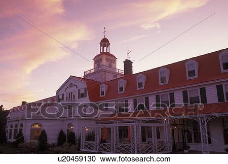 hotel, Tadoussac, Canada, Quebec, Colonial style Hotel Tadoussac in the summer resort town of Tadoussac. View Large Photo Image Stock Image - hotel, Tadoussac, Canada, Quebec, Colonial style Hotel Tadoussac in the summer resort town of Tadoussac.. Fotosearch
