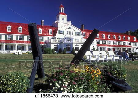 hotel, Tadoussac, Canada, Quebec, Colonial style Hotel Tadoussac in the summer resort town of Tadoussac. View Large Photo Image Stock Photo - hotel, Tadoussac, Canada, Quebec, Colonial style Hotel Tadoussac in the summer resort town of Tadoussac.. Fotosearch