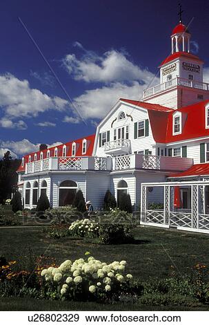 hotel, Tadoussac, Canada, Quebec, Colonial style Hotel Tadoussac in the summer resort town of Tadoussac. View Large Photo Image Stock Photo - hotel, Tadoussac, Canada, Quebec, Colonial style Hotel Tadoussac in the summer resort town of Tadoussac.. Fotosearch