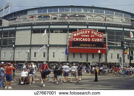 IL, Illinois, Chicago, Wrigley Field, Home of the Chicago Cubs, baseball stadium View Large Photo Image Stock Image - IL, Illinois, Chicago, Wrigley Field, Home of the Chicago Cubs, baseball stadium. Fotosearch