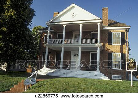 Stock Photography -  IN, Vincennes, Indiana, Grouseland, Mansion. Fotosearch