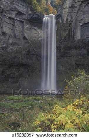 Ithaca, NY, New York, Finger Lakes Region, Taughannock Falls State Park, 215 foot waterfall, autumn View Large Photo Image Stock Photo - Ithaca, NY, New York, Finger Lakes Region, Taughannock Falls State Park, 215 foot waterfall, autumn. Fotosearch