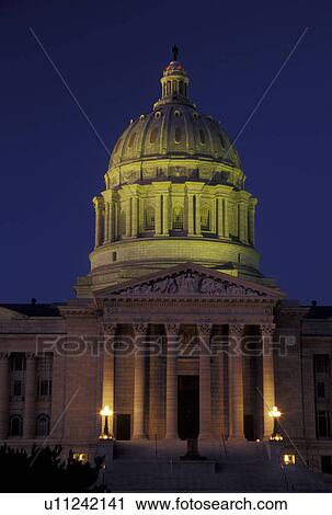 Jefferson City, MO, Missouri, Missouri State Capitol, State House, evening View Large Photo Image Stock Image - Jefferson City, MO, Missouri, Missouri State Capitol, State House, evening. Fotosearch