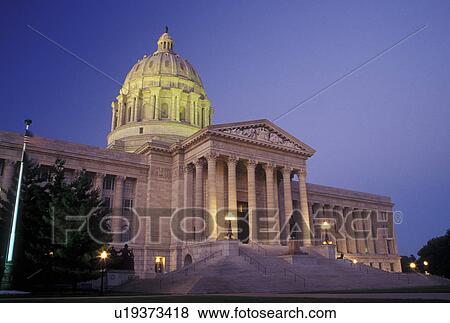 Jefferson City, MO, Missouri, Missouri State Capitol, State House, evening View Large Photo Image Stock Photo - Jefferson City, MO, Missouri, Missouri State Capitol, State House, evening. Fotosearch