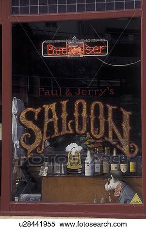 Jerome, AZ, Arizona, Saloon, downtown (once a copper mining town) View Large Photo Image Stock Photography - Jerome, AZ, Arizona, Saloon, downtown (once a copper mining town). Fotosearch