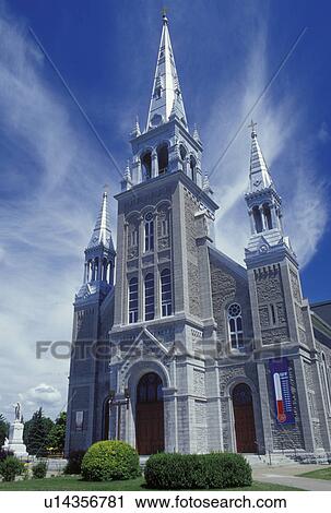 Stock Image -  Joliete, Canada, Quebec, St. Paul's Church in Joliete.. Fotosearch