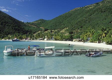 Jost Van Dyke, British Virgin Islands, Caribbean, BVI, Ferry dock terminal at Jost Van Dyke Island on Great Harbor on the Caribbean Sea. View Large Photo Image Picture - Jost Van Dyke, British Virgin Islands, Caribbean, BVI, Ferry dock terminal at Jost Van Dyke Island on Great Harbor on the Caribbean Sea.. Fotosearch