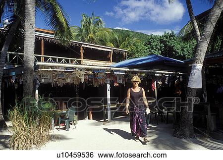 Jost Van Dyke, British Virgin Islands, Caribbean, BVI, Foxy's Tamarind Bar Restaurant on Jost Van Dyke Island. View Large Photo Image Stock Photograph - Jost Van Dyke, British Virgin Islands, Caribbean, BVI, Foxy's Tamarind Bar Restaurant on Jost Van Dyke Island.. Fotosearch