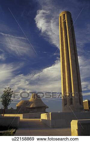 Kansas City, MO, Missouri, Liberty Memorial, History of World War I, 217 foot tower, Torch of Liberty observation tower View Large Photo Image Stock Photo - Kansas City, MO, Missouri, Liberty Memorial, History of World War I, 217 foot tower, Torch of Liberty observation tower. Fotosearch