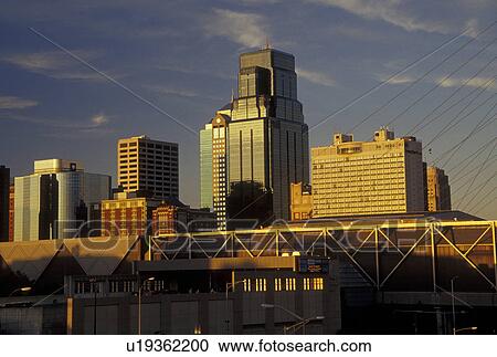 Kansas City, MO, Missouri, skyline, downtown View Large Photo Image Stock Image - Kansas City, MO, Missouri, skyline, downtown. Fotosearch