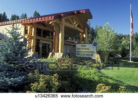 Keystone, SD, South Dakota, Black Hills, The National Presidential Wax Museum View Large Photo Image Stock Photography - Keystone, SD, South Dakota, Black Hills, The National Presidential Wax Museum. Fotosearch