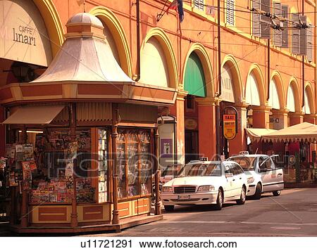 kiosk, Emilia-Romagna, Italy, Modena, Europe, Kiosk along Via Emilia in downtown Modena. View Large Photo Image Stock Image - kiosk, Emilia-Romagna, Italy, Modena, Europe, Kiosk along Via Emilia in downtown Modena.. Fotosearch