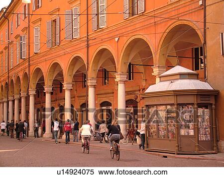 kioski, Modena, Italy, Emilia-Romagna, Europe, Kiosk along Via Emilia in downtown Modena. View Large Photo Image Stock Photography - kioski, Modena, Italy, Emilia-Romagna, Europe, Kiosk along Via Emilia in downtown Modena.. Fotosearch