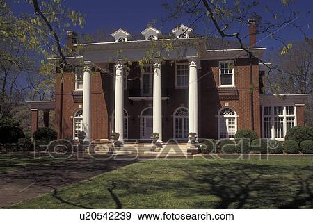 Stock Photo -  LaGrange, GA, Georgia, Antebellum Mansion on Broad Street. Fotosearch