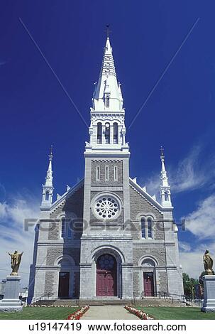 Laurentides, Canada, Quebec, Cathedral in Laurentides (Saint-Lin). View Large Photo Image Stock Photo - Laurentides, Canada, Quebec, Cathedral in Laurentides (Saint-Lin).. Fotosearch